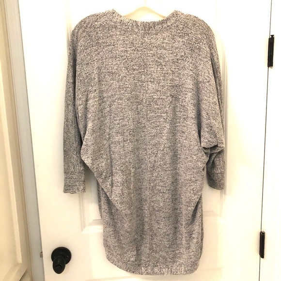 2/$15 Pink Rose - Gray Cardigan - Picture 6 of 6